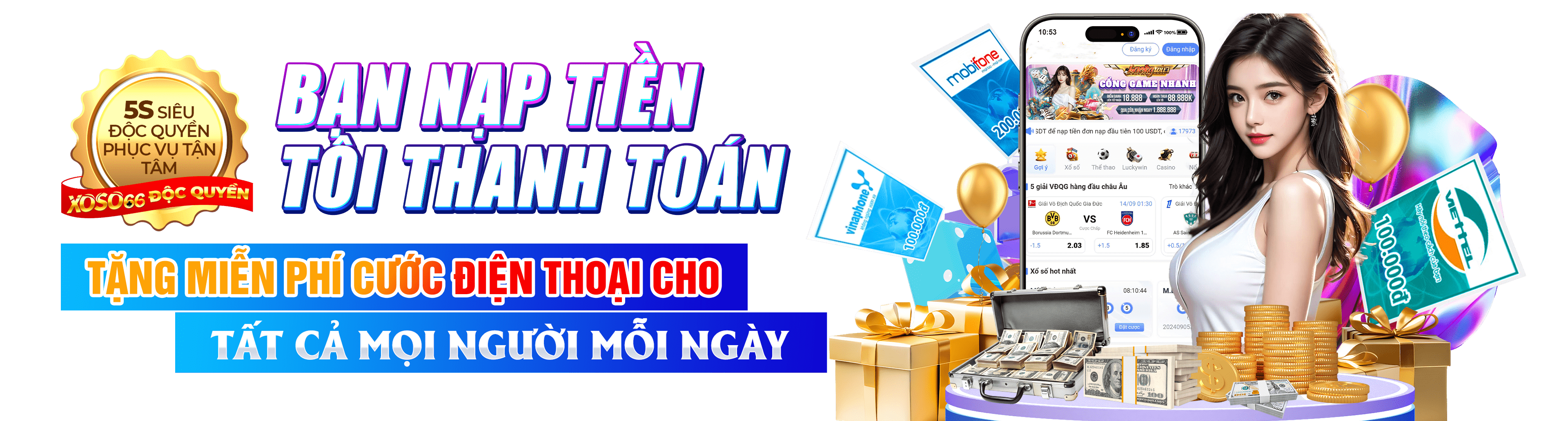 Hình ảnh quảng cáo của sunwin hiển thị nền tảng và các lợi ích